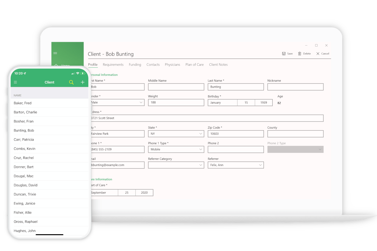 HZCare Client Management